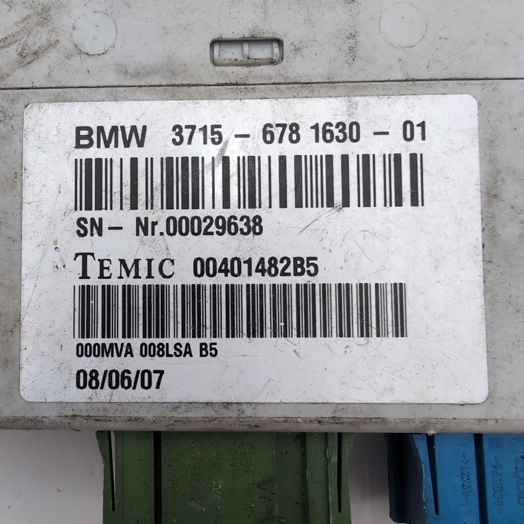 2007- 2013 BMW X5 Rear Suspension Control Module VDC VDP OEM 6781630