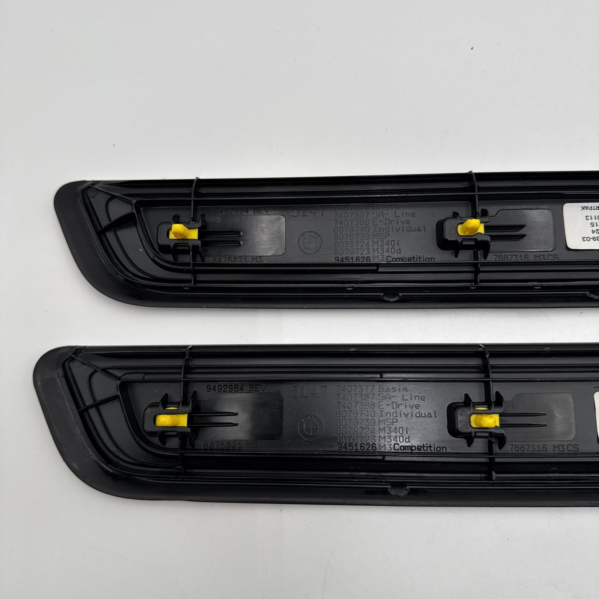 2019 - 2026 BMW G20 G26 M Sport Front Door Sill Scuff Plate Trim Set 8079739