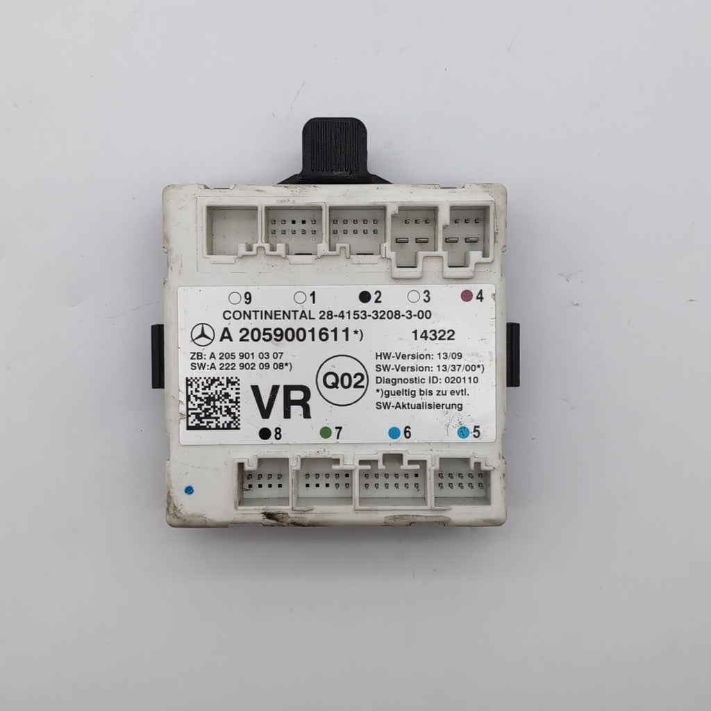 2015- 2019 Mercedes W205 C300 Front Right Door Control Module A2059001611