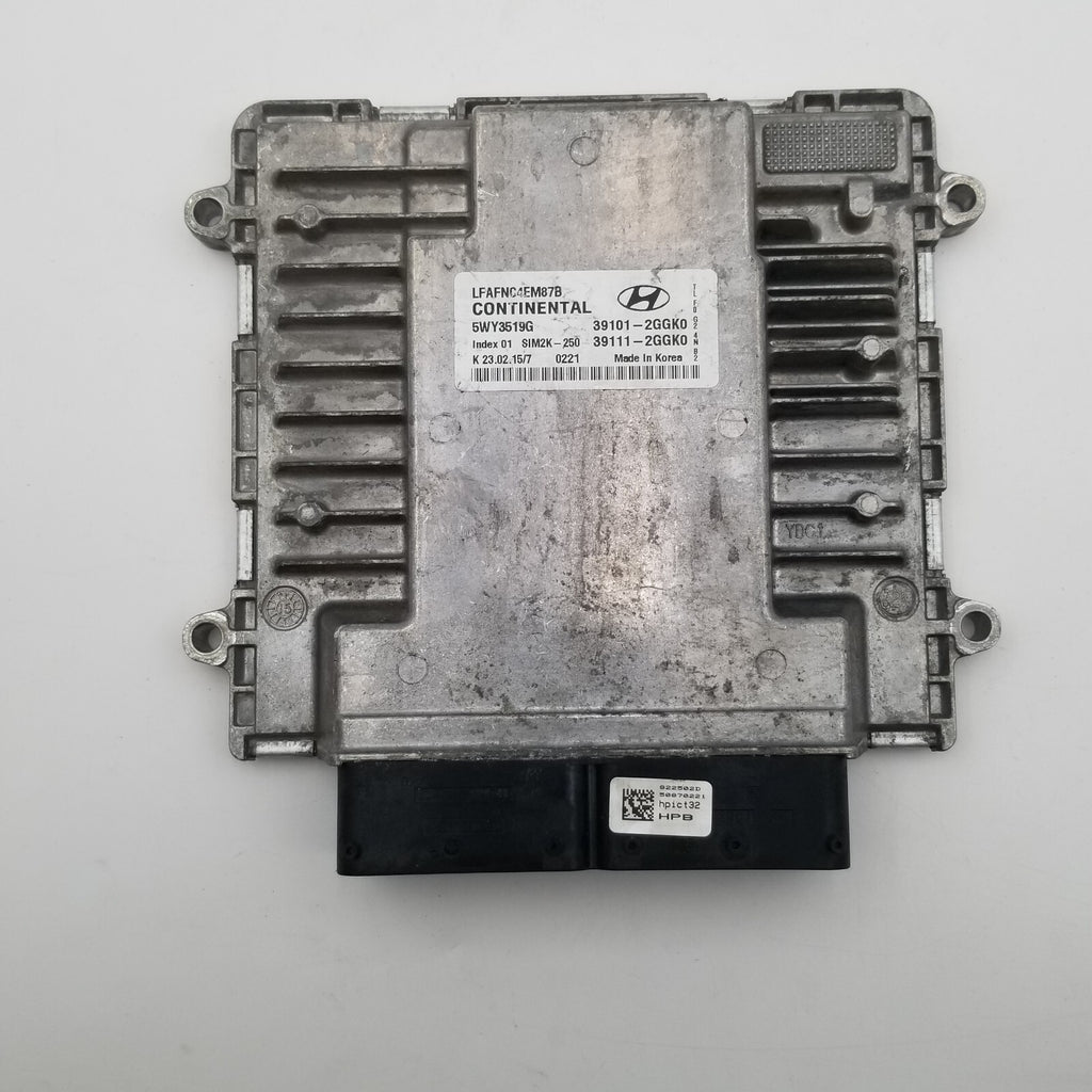 2015 HYUNDAI SONATA ENGINE CONTROL MODULE ECU 39101-2GGK0