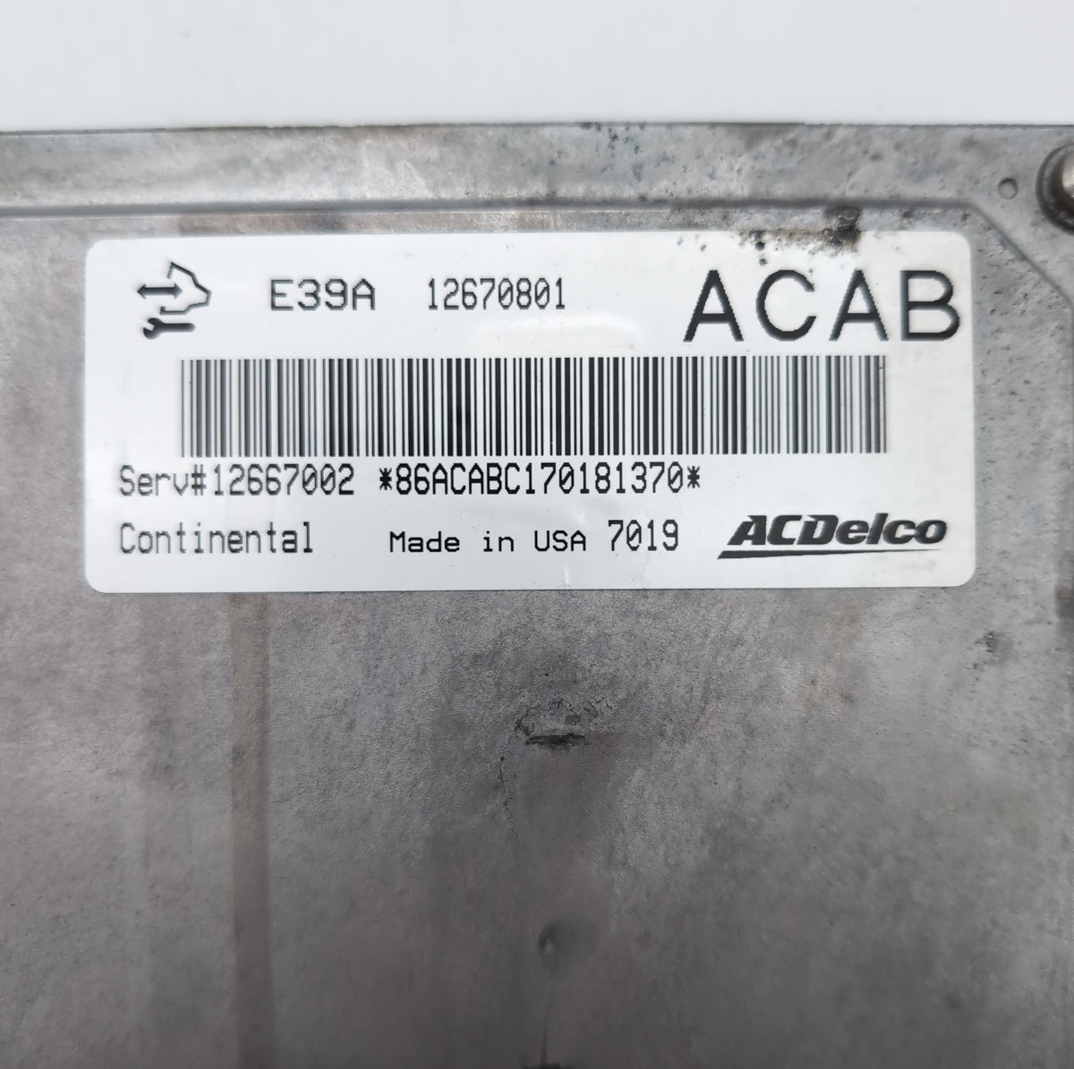 2017 Chevrolet Traverse 3.6L Engine Computer Control Module ECM E39A 12670801