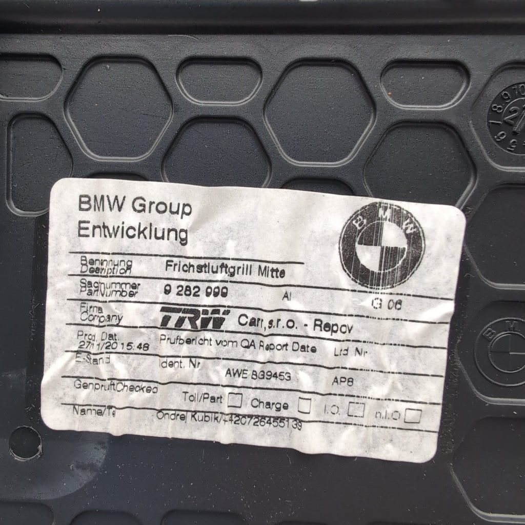 2019 2020 2021 BMW i3 i3s l01 AC Heater Climate Radio Switch Vent Panel 5A0A401