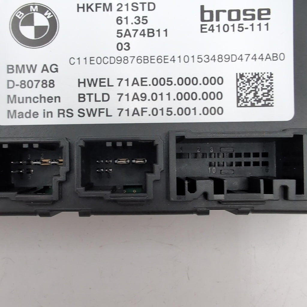 2023 2024 2025 BMW G60 XM X1 X2 X3 Trunk Lid Liftgate Control Module 5A74B11