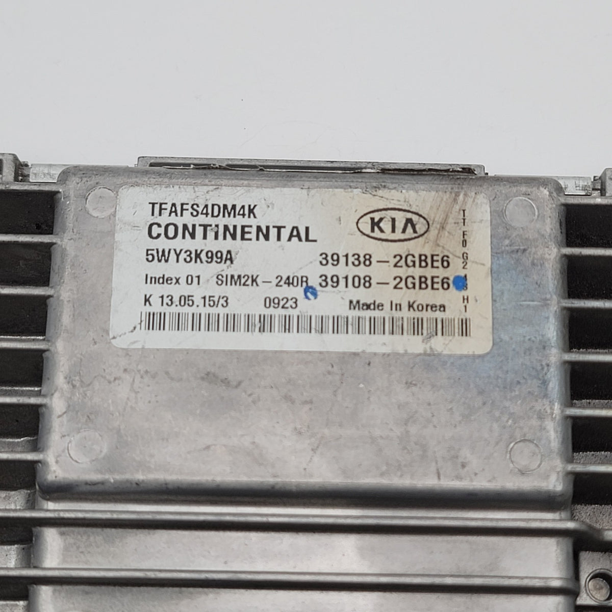 2015 Kia Optima Computer Brain Engine Control Ecu Ecm Ebx Module 39138-2Gbe6 Oem