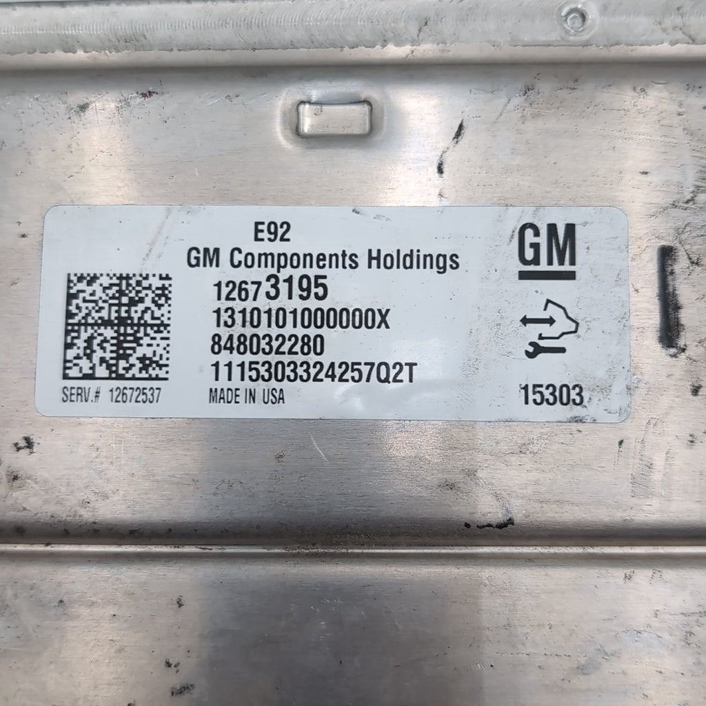 2014 - 2016 Chevrolet Silverado 1500 Engine Computer Control Module E92 12673195
