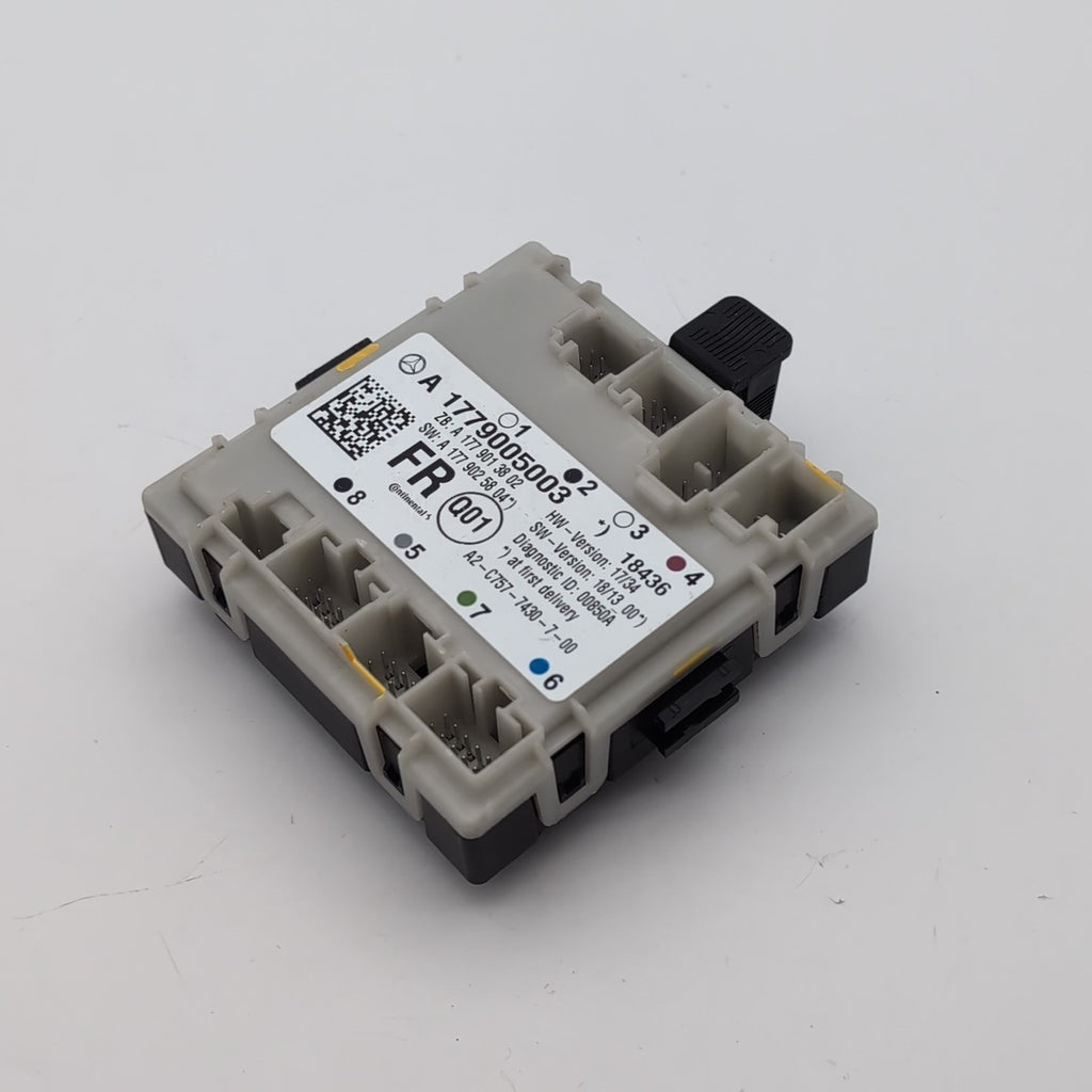 2019 Mercedes Benz W177 A220 Front Right Door Control Unit A1779005003