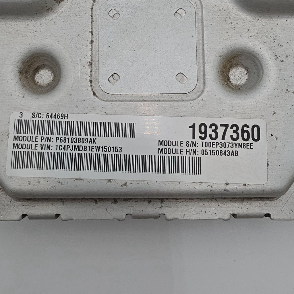 2014 Jeep Cherokee 2.4L Engine Computer Control Module ECU 05150843AB