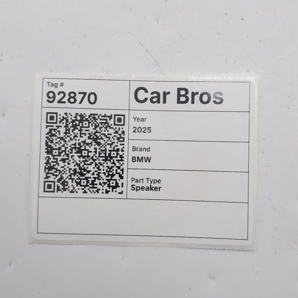 2019 - 2025 BMW G20 G22 G26 G30 M3 X3 X4 X5 X6 Midrange Door Speaker Harman