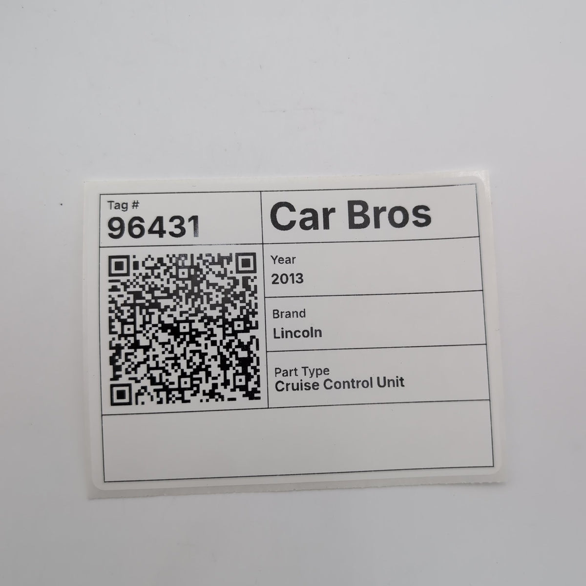 2011 - 2014 Lincoln MKX Cruise Control Distance Radar Sensor BA1T-9G768-AK
