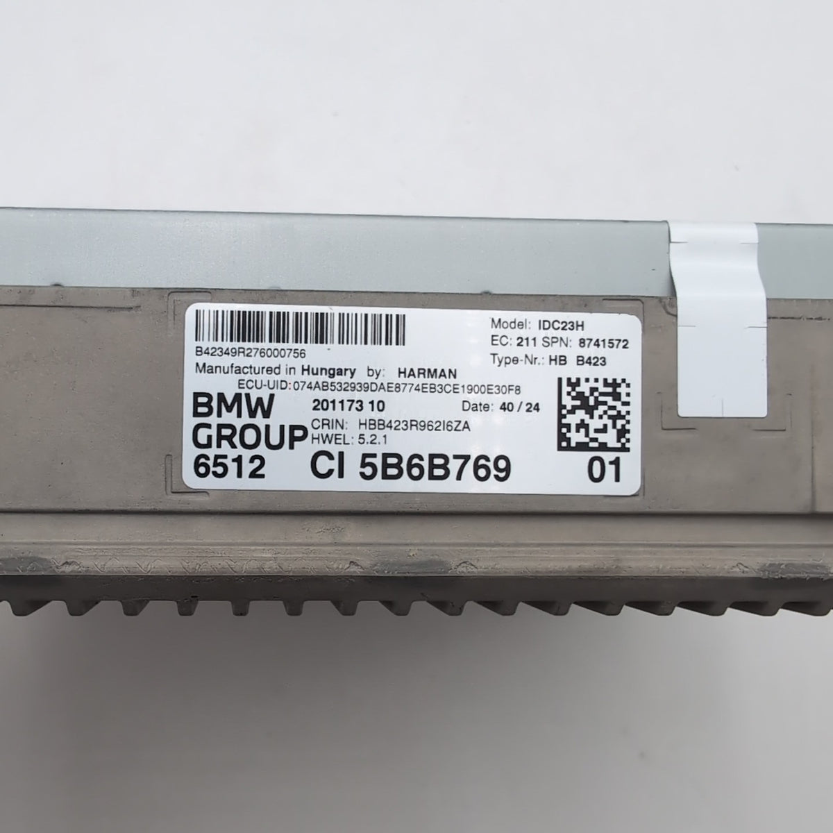 2024 2025 BMW X1 U11 Navigation GPS Head Unit Receiver IDC23H OEM 5B6B769