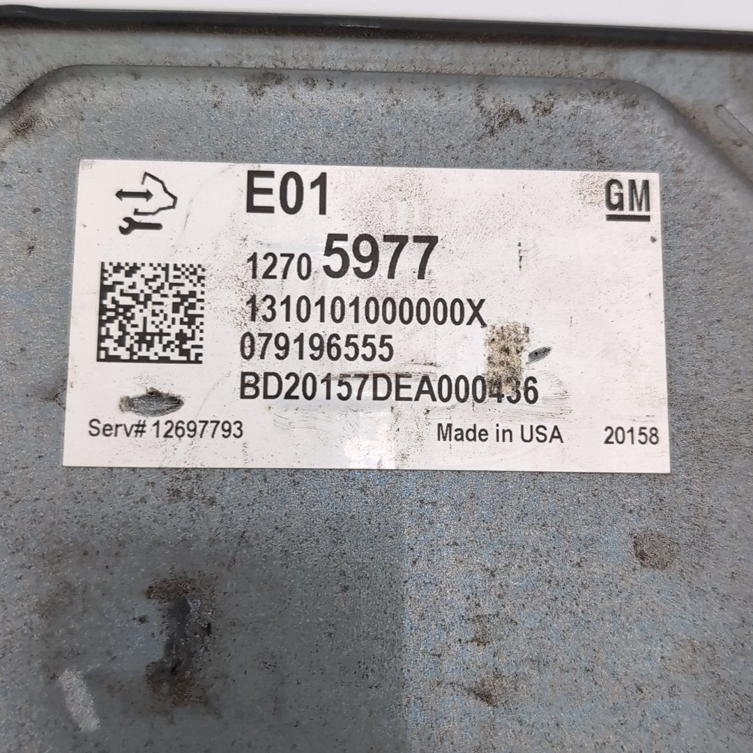 2019 2020 Chevrolet Silverado Engine Computer Control Module ECU E01 12705977