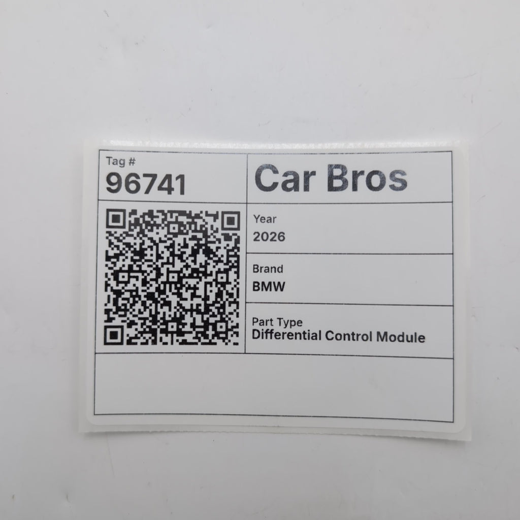 2025 2026 BMW X6 X7 M3 M340i X3 M440i Rear Differential Axle Control Module