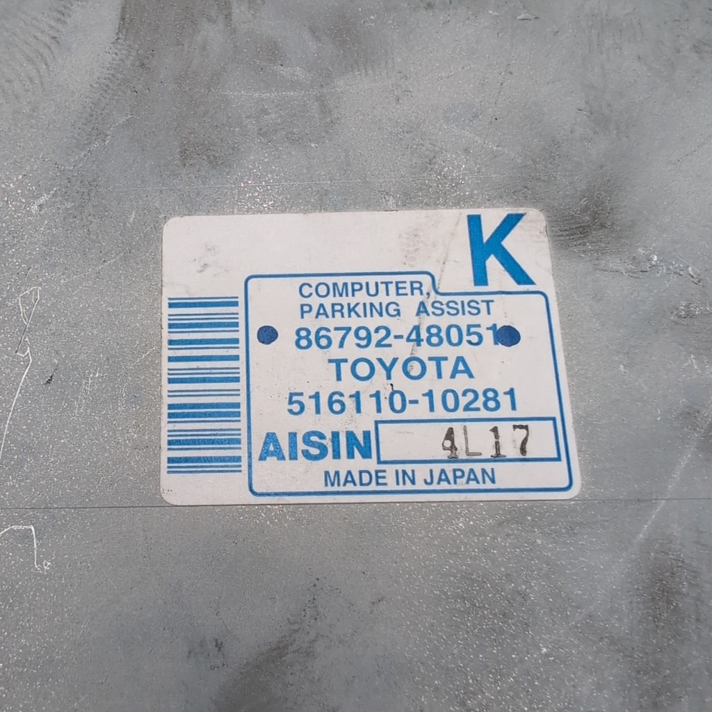 2004 2005 2006 LEXUS RX330 Parking Assist Control Module 89792-48051