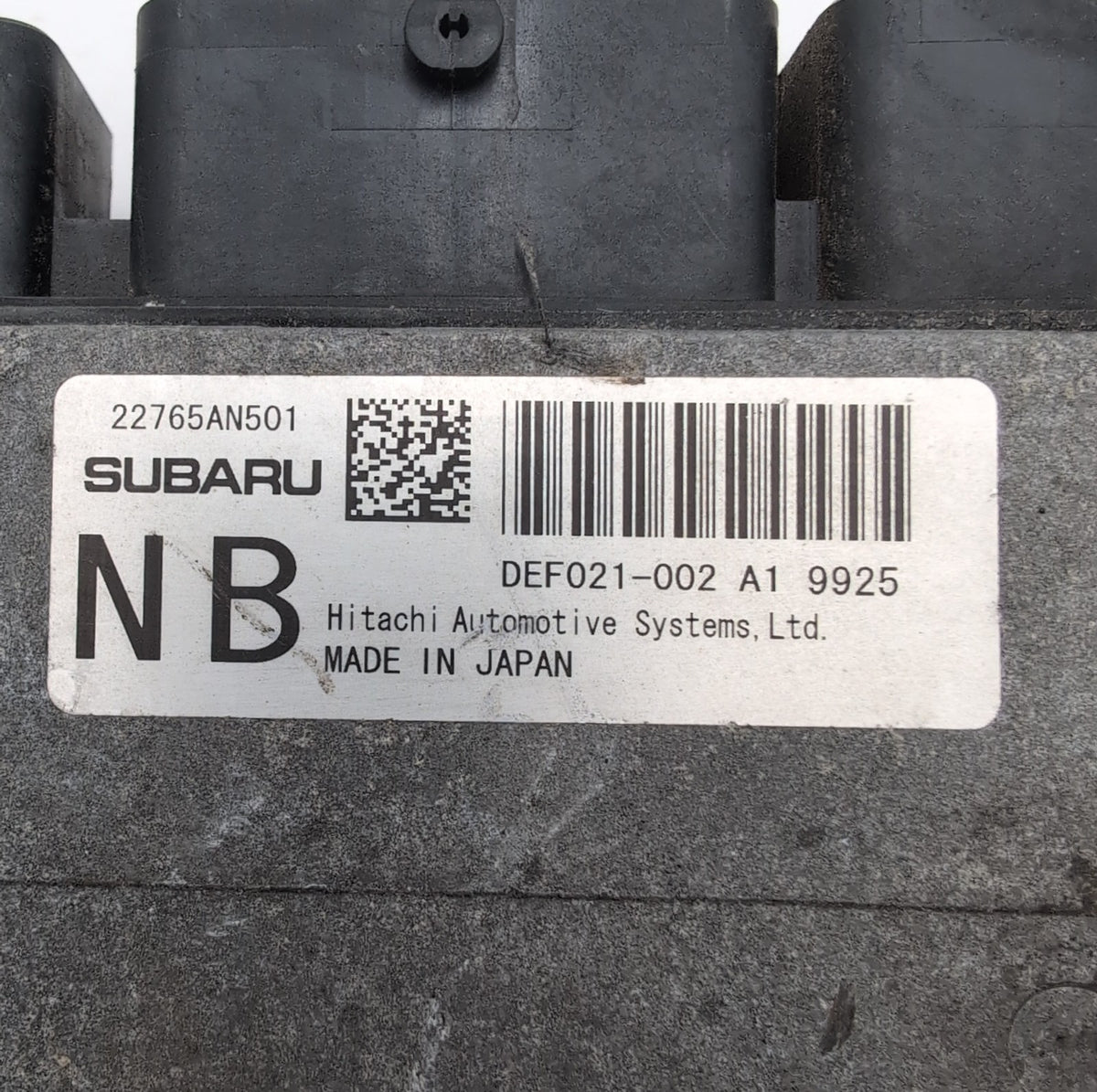 2020 Subaru Ascent 2.4L Engine Computer Control Module ECM ECU 22765AN501