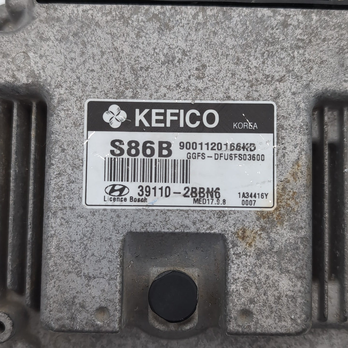2013 2014 Veloster 39110-2BBN6 Computer Brain Engine Control ECU ECM EBX Module
