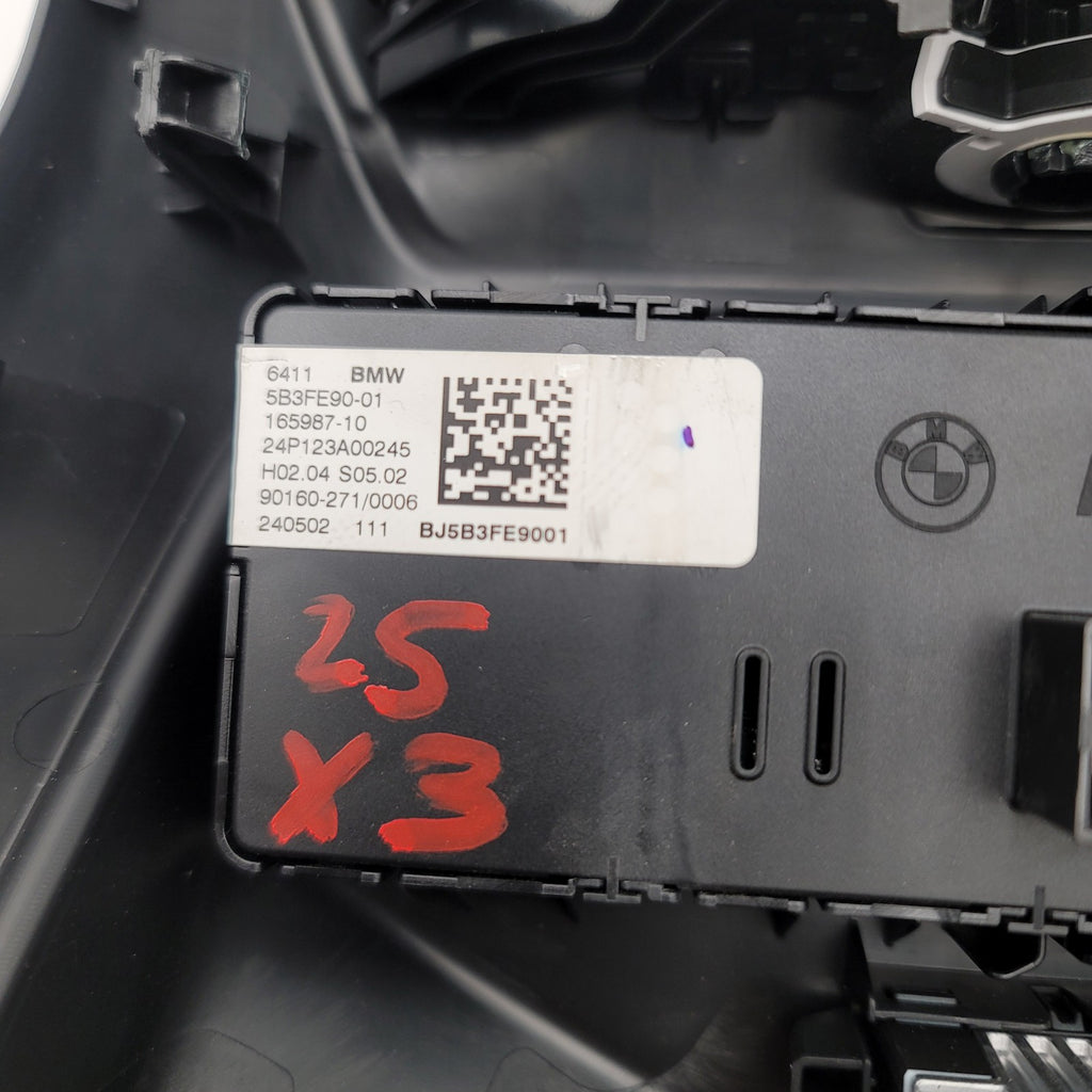 2024 2025 BMW G45 X3 Rear AC Climate Control Panel Vent Assembly OEM 5A38C73-09