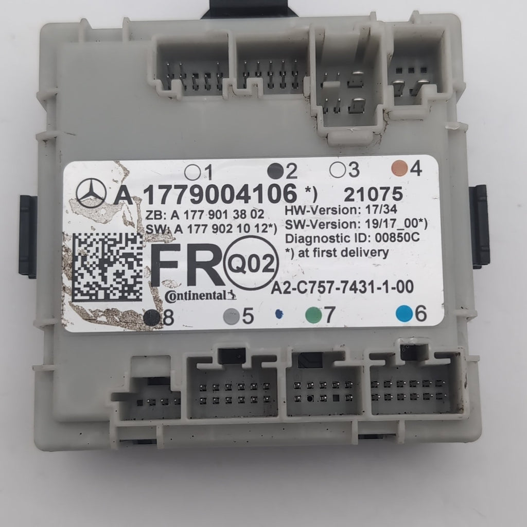 2020- 2025 Mercedes GLB250 X247 Right Front Door Control Module A1779004106
