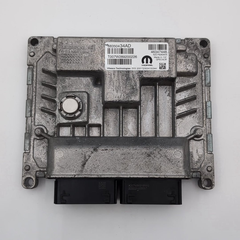 2019 - 2022 Jeep Renegade 1.3L Engine Computer Control Module ECU 68350434AD