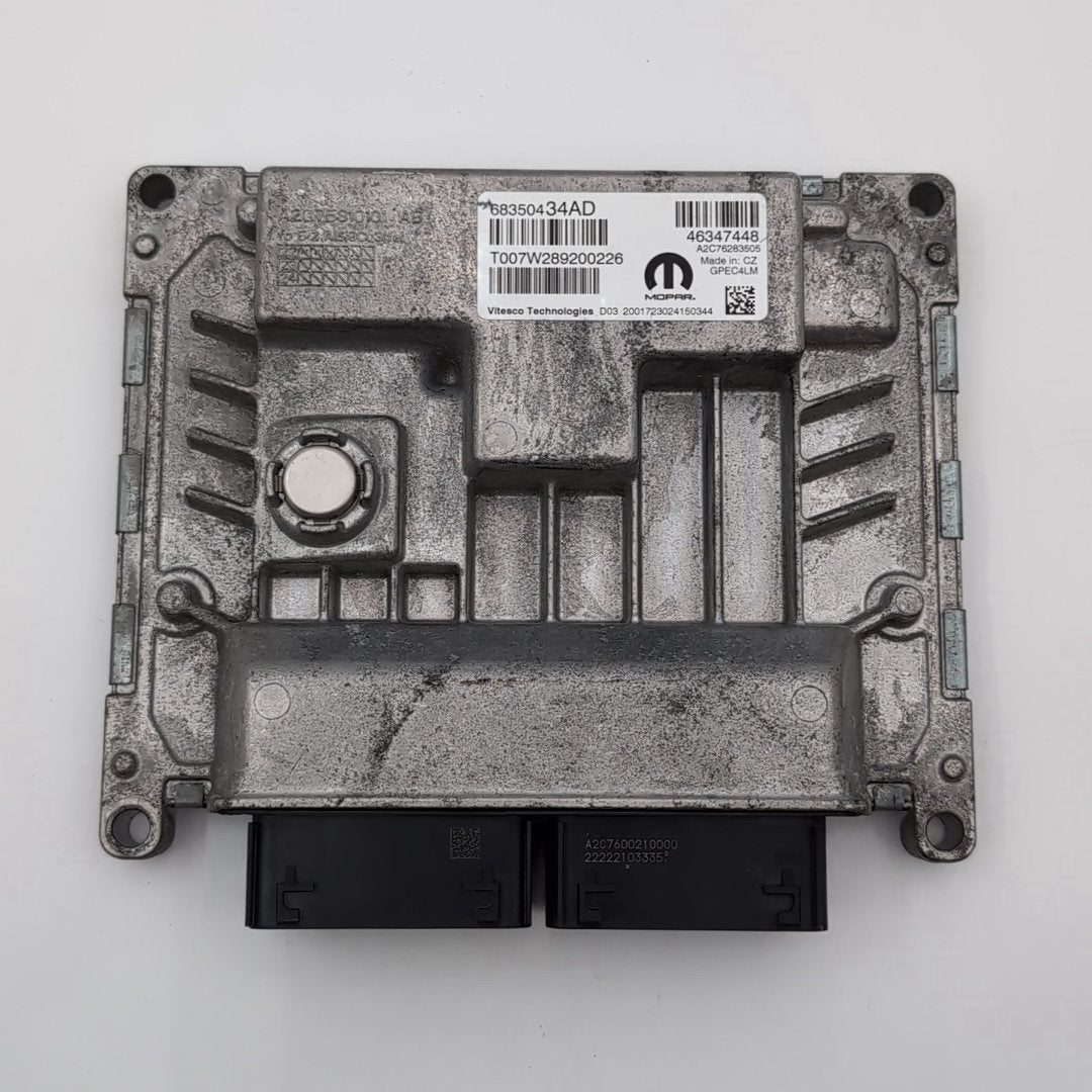 2019 - 2022 Jeep Renegade 1.3L Engine Computer Control Module ECU 68350434AD