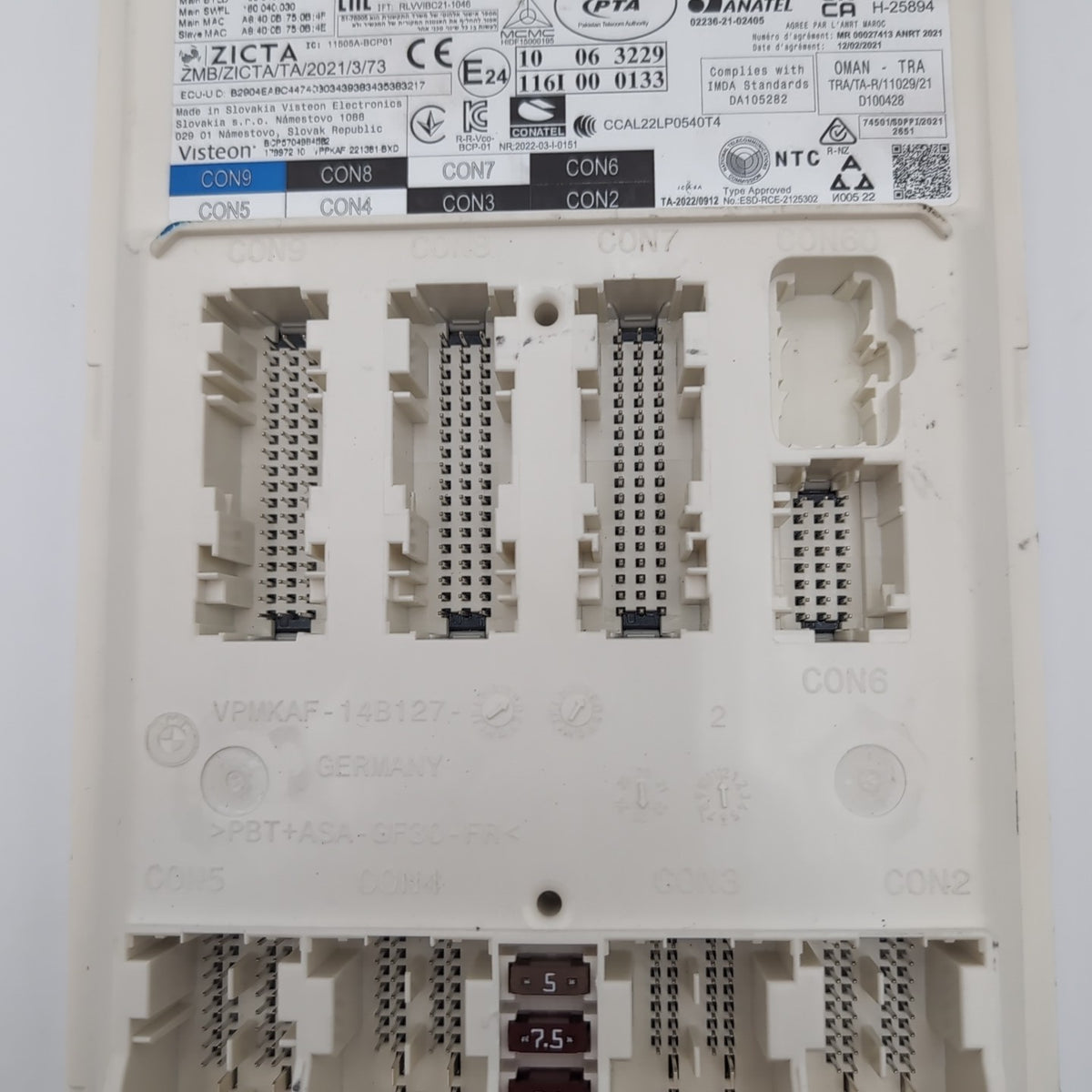 2024 2025 BMW X1 M4 530i G82 G60 BCP V20 Basis Central Platform Module 5B3CFB9