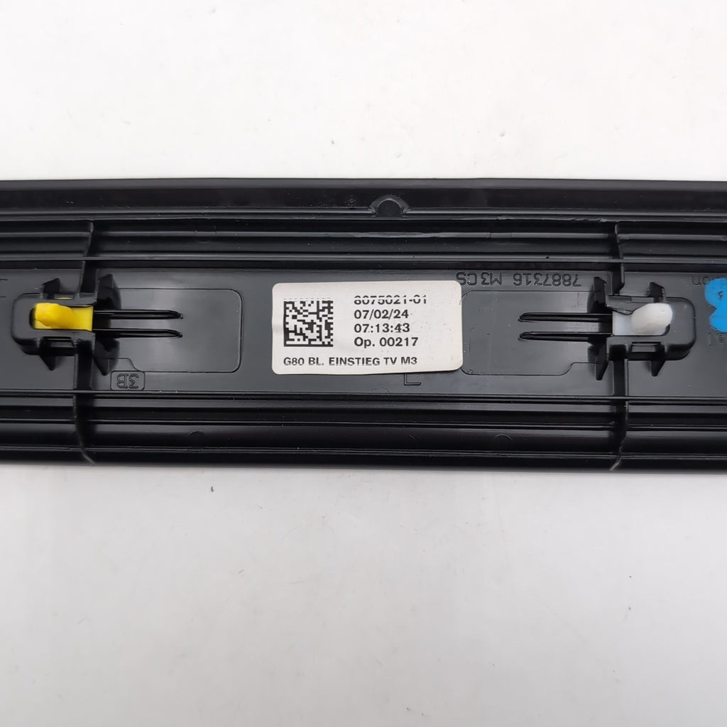 2021- 2025 BMW M3 G80 Front Left and Right Door Entrance Sill Trim Panel Set