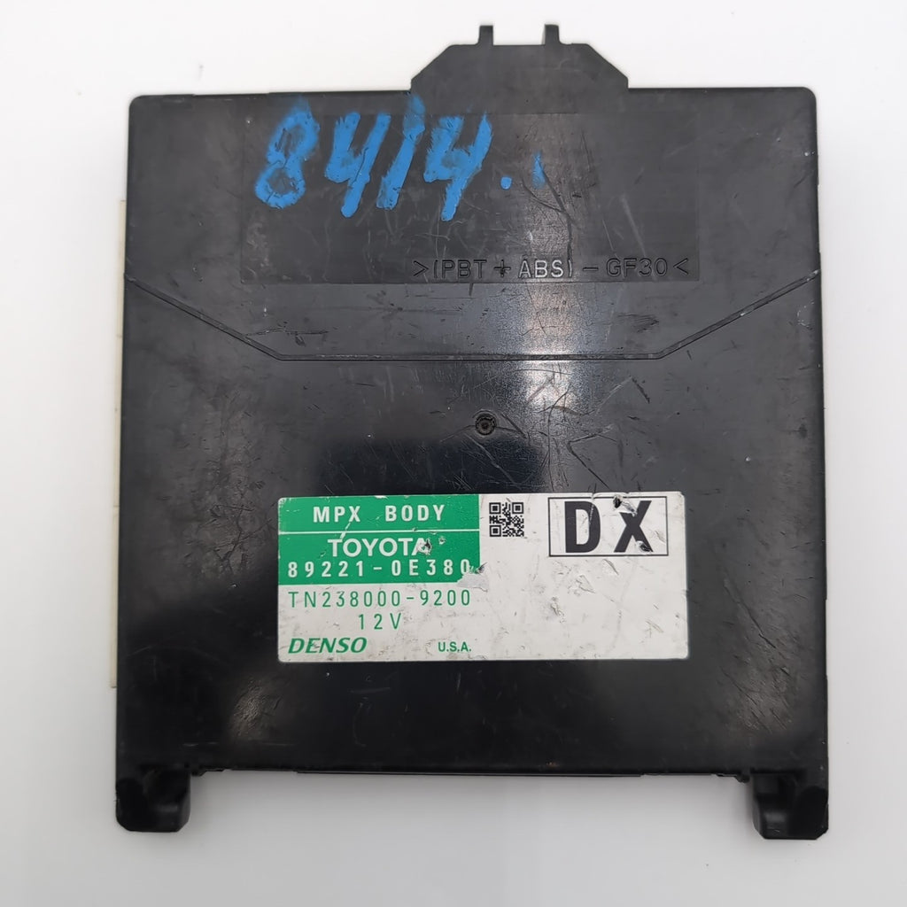 2015 Lexus RX450h Multiplex Network MPX Body Control Module 89221-0E380