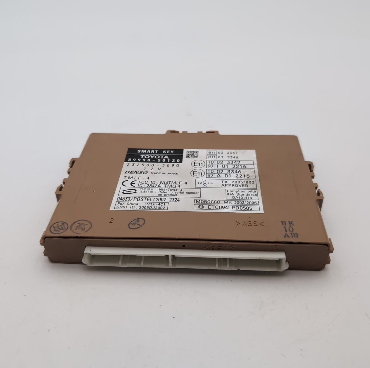 2007 2008 2009 Lexus LS460 Smart Keyless Entry Control Module 89990-50120