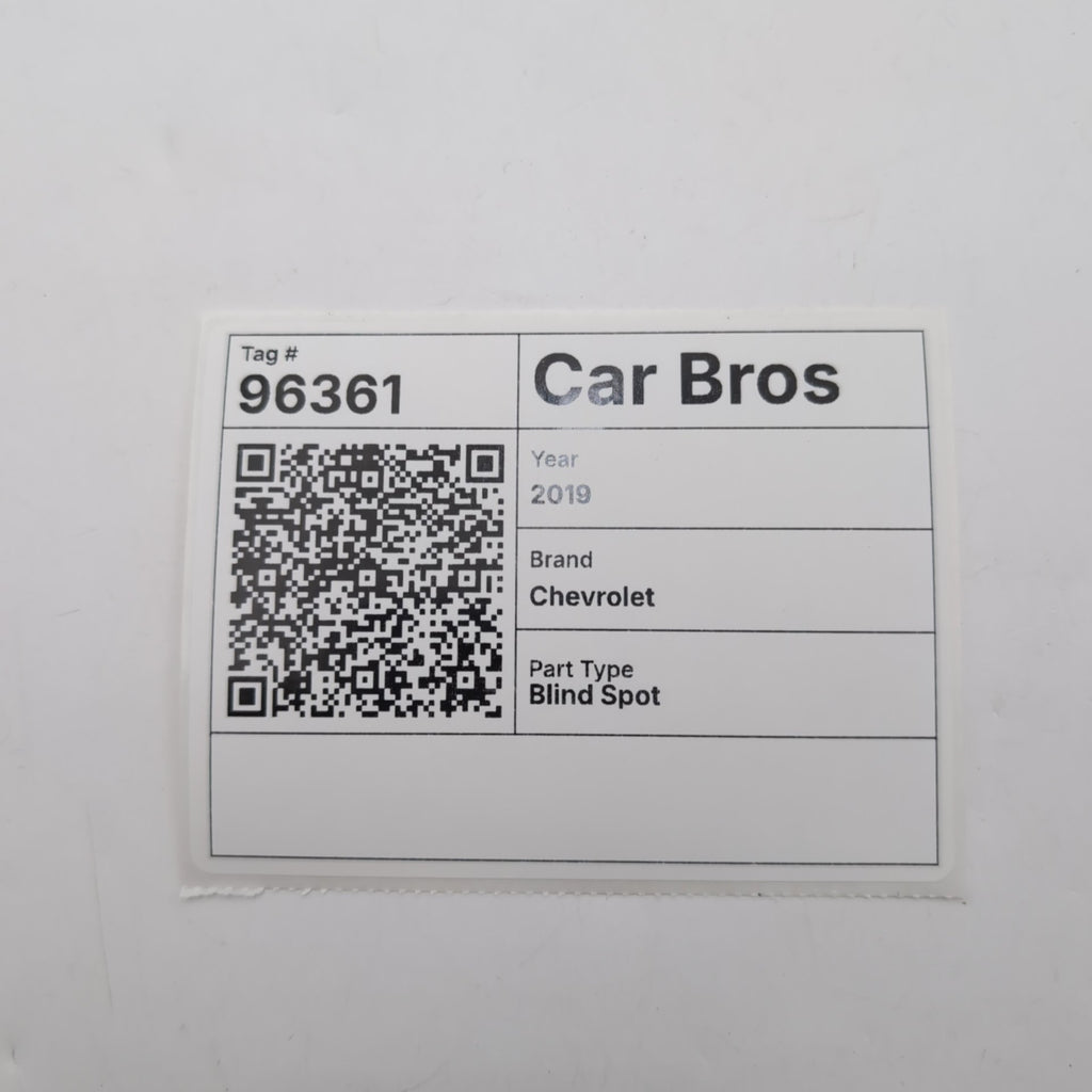 2017 - 2020 Chevrolet Impala Rear Blind Spot Monitor Radar Sensor 84402684