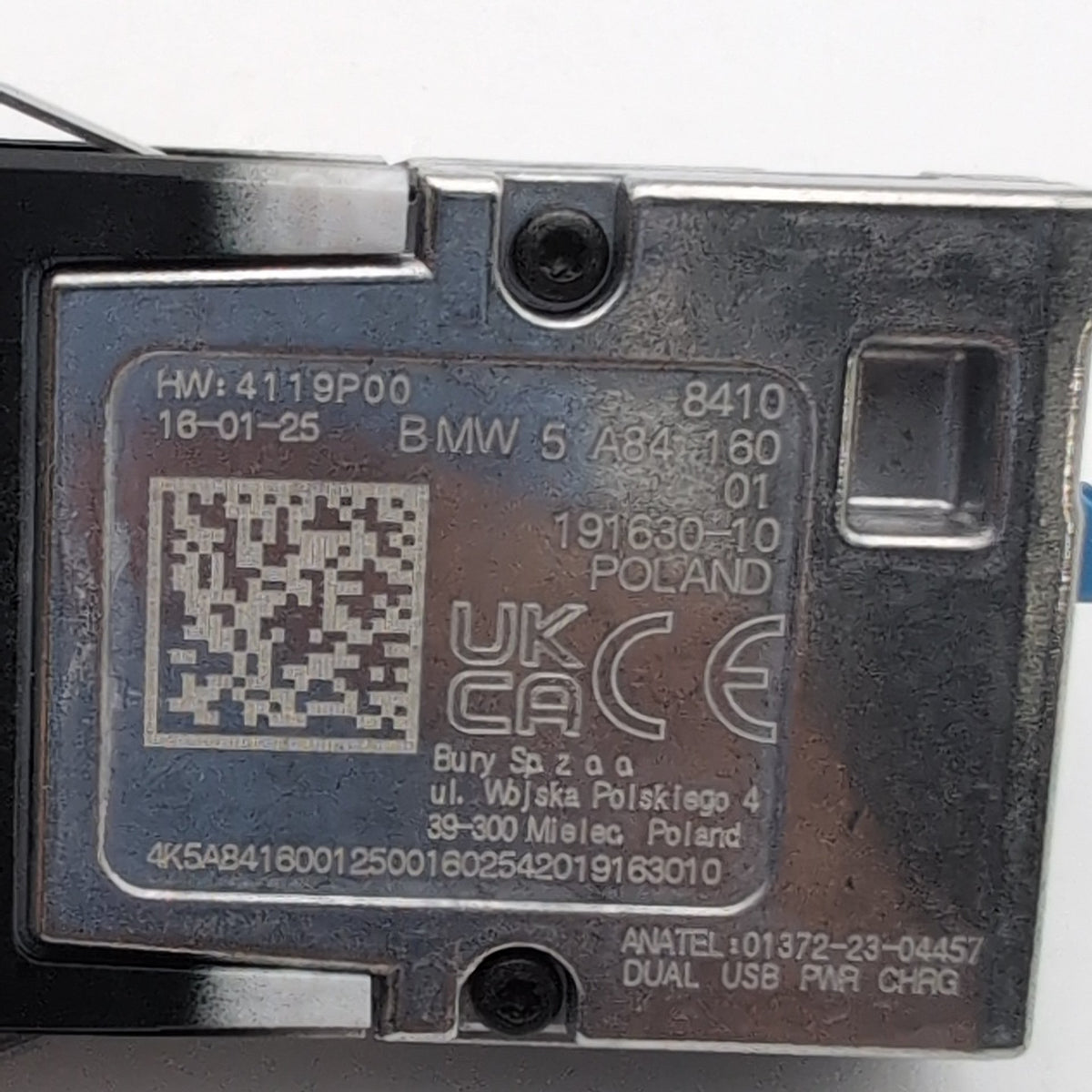 2019 - 2026 BMW G20 G26 G80 G22 G82 M3 M4 Dual USB Type C Charging Port 5A84160