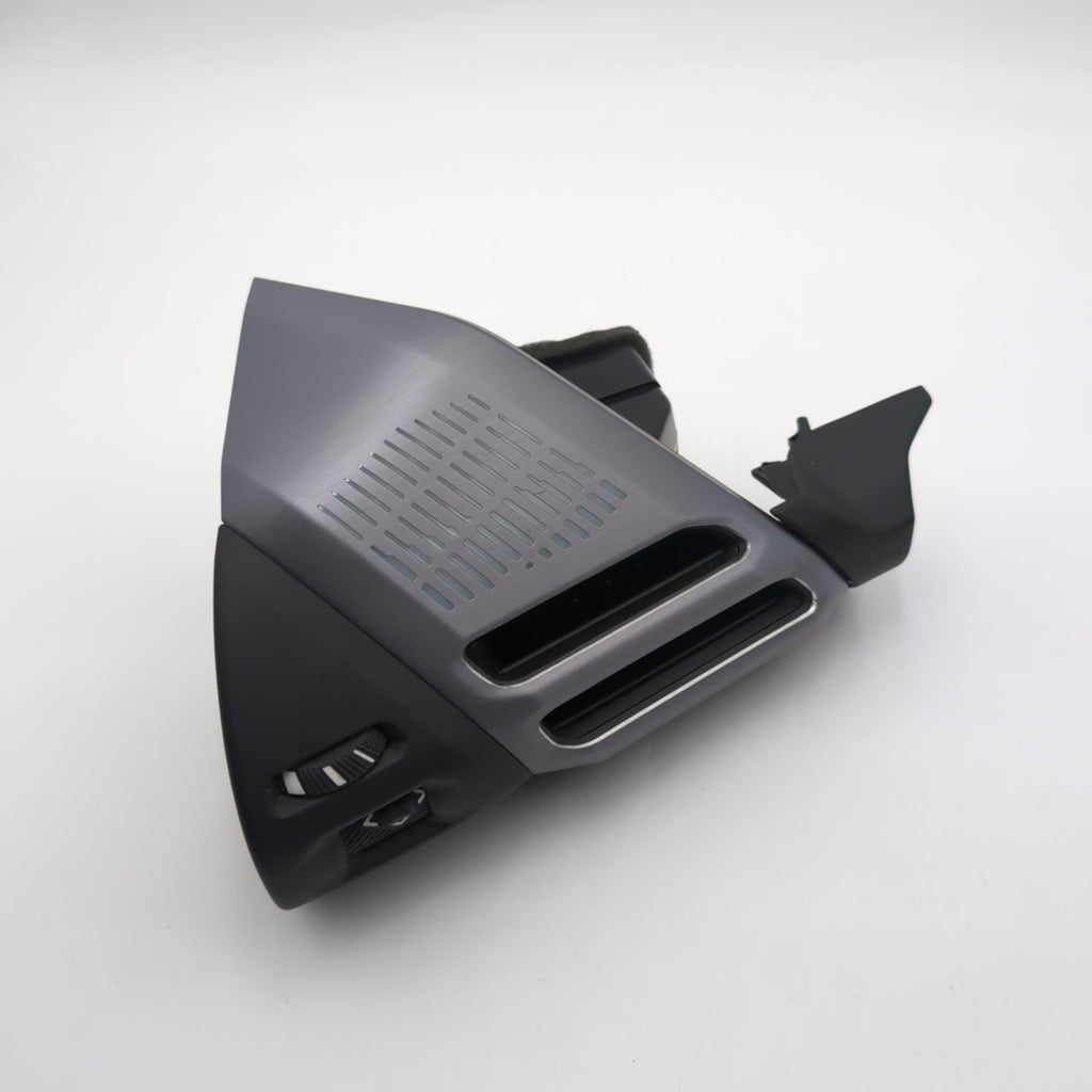 2025 2026 BMW 228i F74 Left Dash Air Vent Trim Panel Aluminum Graphite 9635200