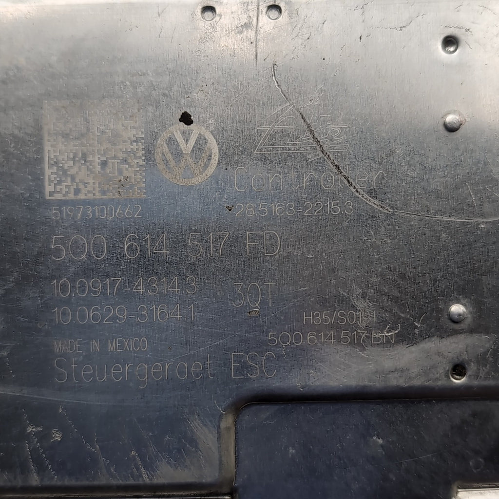 2019 2020 Volkswagen Tiguan ABS Anti Brake Lock Pump Unit OEM 5Q0614517FD