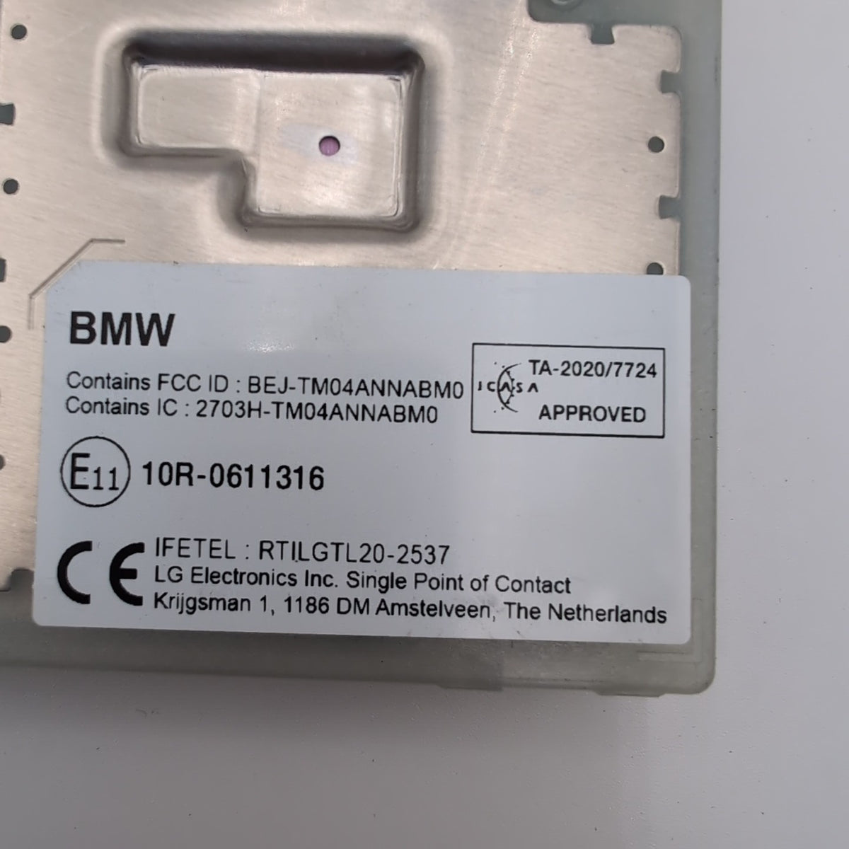 2024 BMW X1 X2 TELEMATICS COMMUNICATION COMPUTER CONTROL MODULE UNIT