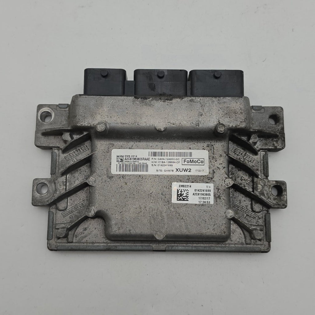 2016 2017 Ford Fiesta 1.6L Engine Computer Control Module ECU GA6A-12A650-GC