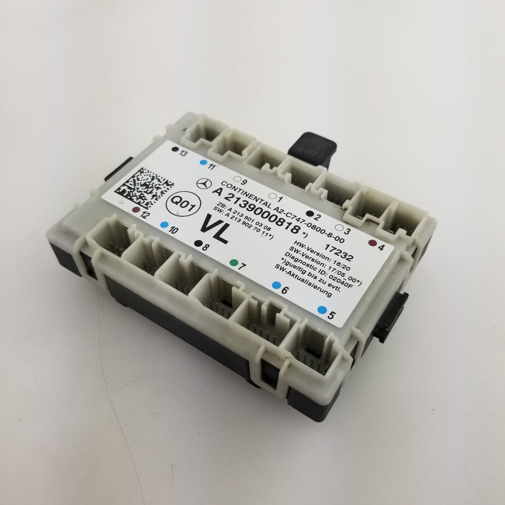2018 2019 2020 Mercedes E63 W213 2018 Front Left Driver Door Control Module Unit