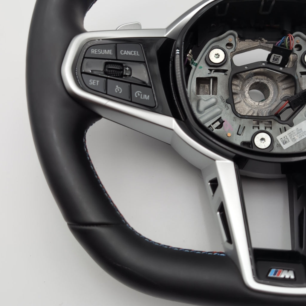 2025 2026 BMW M240i G20 G22 G42 M Sport Flat Bottom Steering Wheel Leather