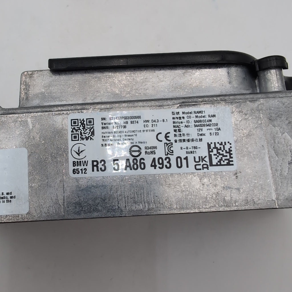 2023- 2025 BMW X2 U10 330I G20 Radio Receiver Processor Module OEM 6512 5A86493