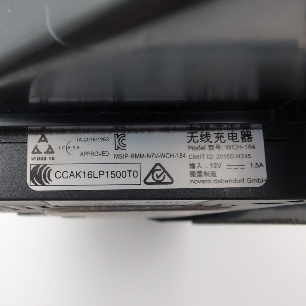 2016 - 2019 BMW 740i 750i Center Console Storage Compartment Wireless Charger