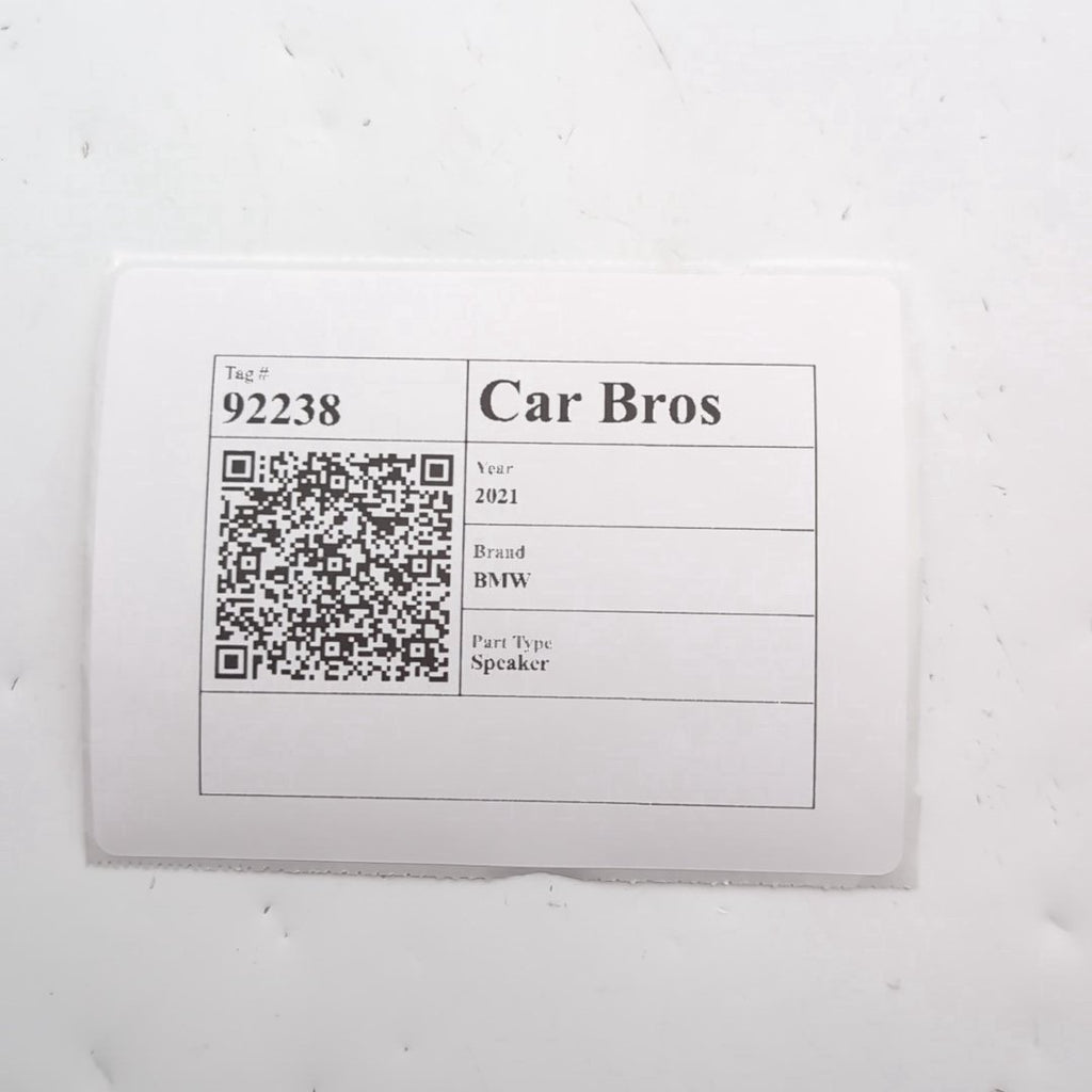 2021 - 2026 BMW XM X7 X6 X6M X5 X5M iX Bowers & Wilkins Roof Loudspeaker 2622509
