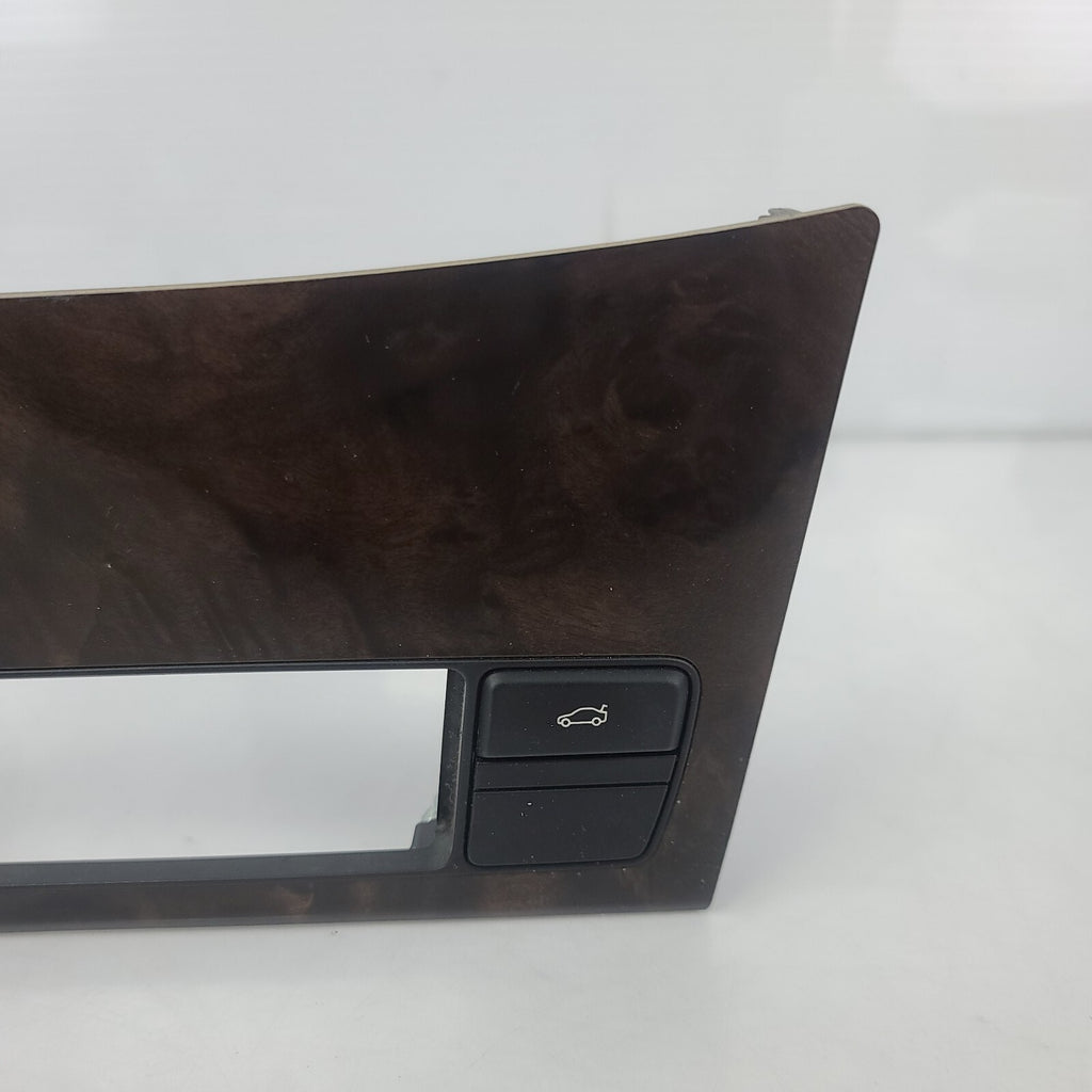 08-10 Bmw E60 5 Series Lci Front Center Dash Wood Trim Cover Panel Trim Oem