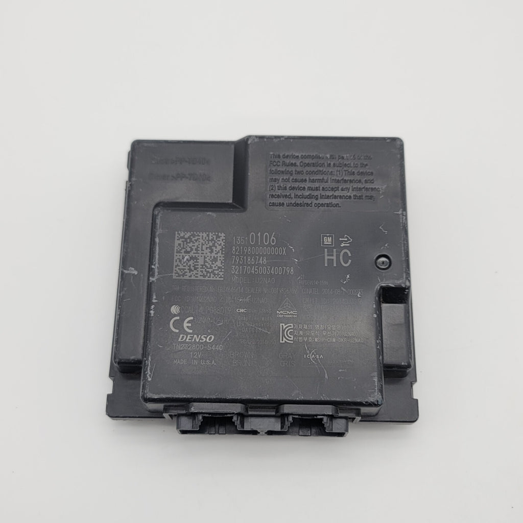 2017 CADILLAC ESCALADE ESV KEYLESS ENTRY CONTROL MODULE 13510106