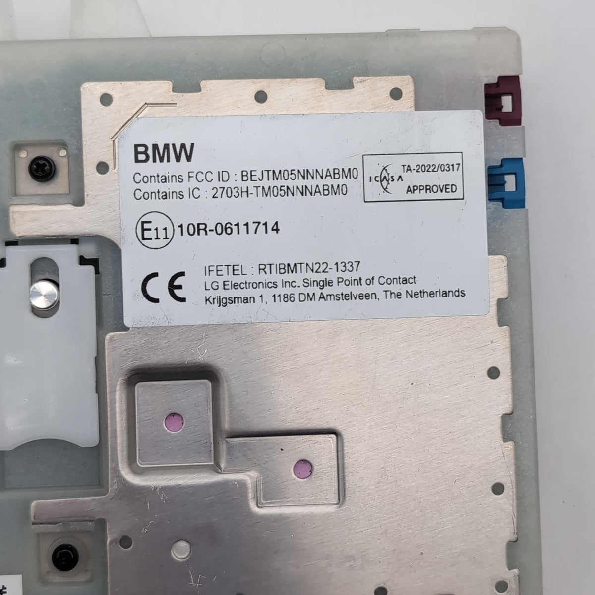 2025 BMW 330i G20 X1 U11 X3 G45 Antenna Telematics Control Module 5B5C761