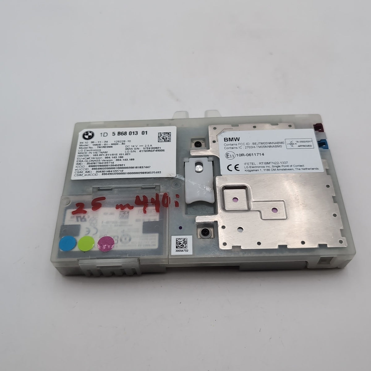 2025 BMW M440i M340i X1 ANTENNA TELEMATICS CONTROL MODULE OEM 5B68013