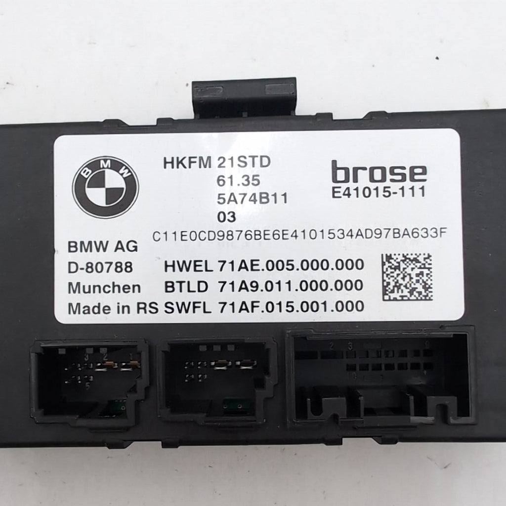 2023 2024 2025 BMW G60 XM X1 X2 X3 Trunk Lid Liftgate Control Module 5A74B11