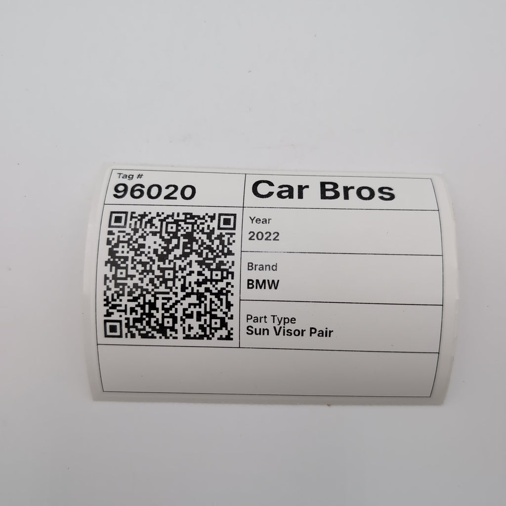 2021 - 2026 BMW 430i 440i i4 G22 G26 Left Right Sun Visor Set 8097333 8097334