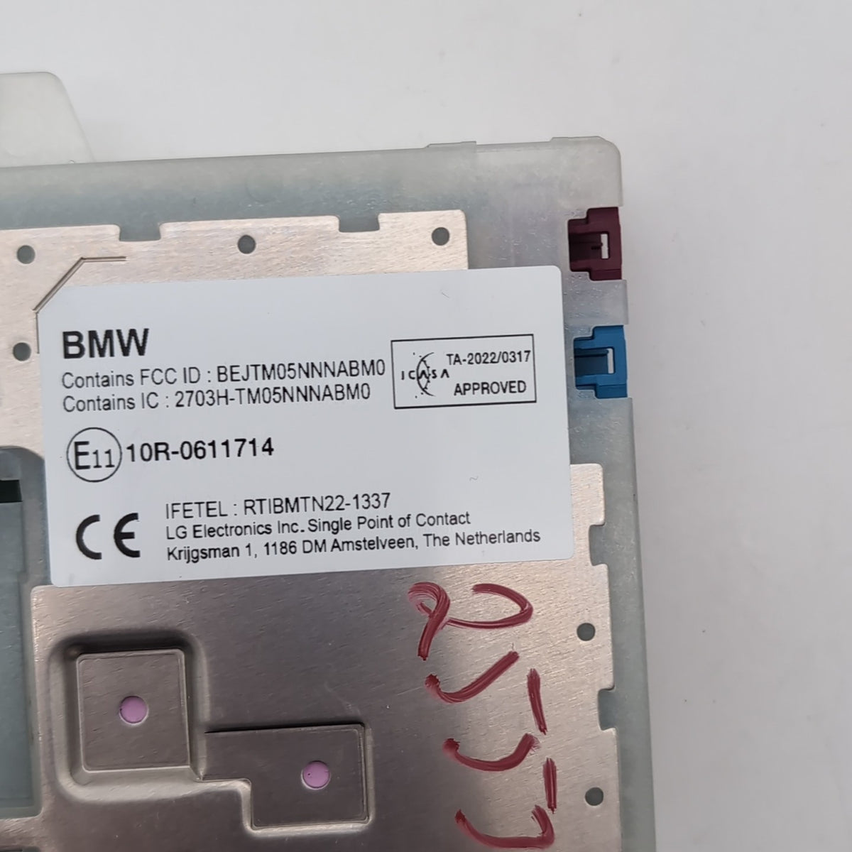 2025 2026 BMW G20 G22 G42 G60 M3 M4 X1 X3 X6 Antenna Telematics Control Module