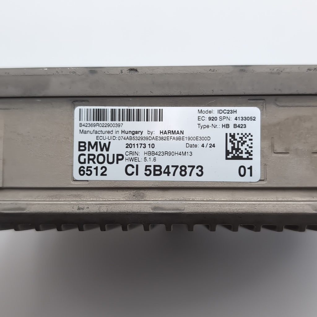 2024 BMW X1 U11 Radio Navigation Stereo Head Unit Module OEM 5B47873