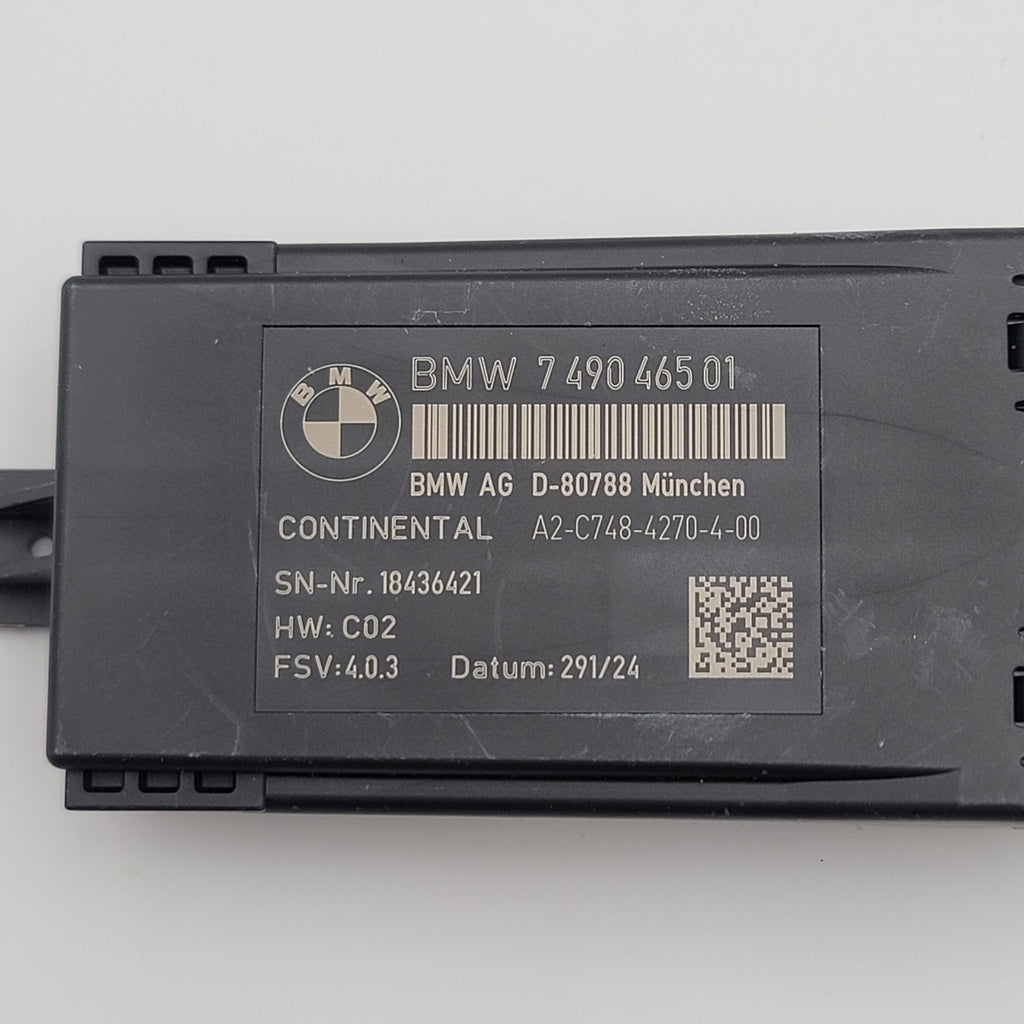 2019- 2024 BMW X5 G05 REAR LEFT DRIVER SEAT HEAT HEATED CONTROL MODULE 7490465