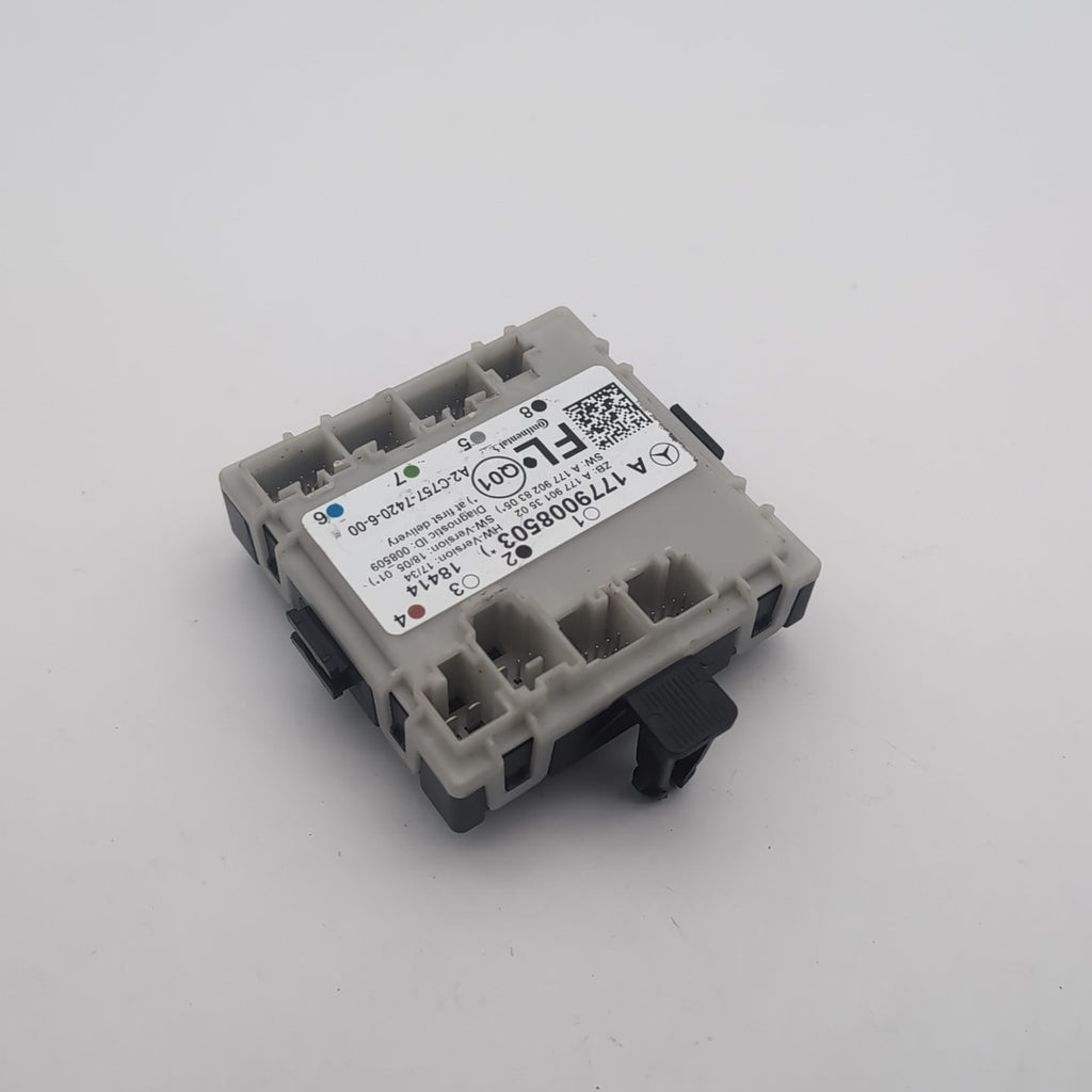 2020- 2024 MERCEDES A CLA GLA GLB Front Left Door Control Unit OEM A1779008503