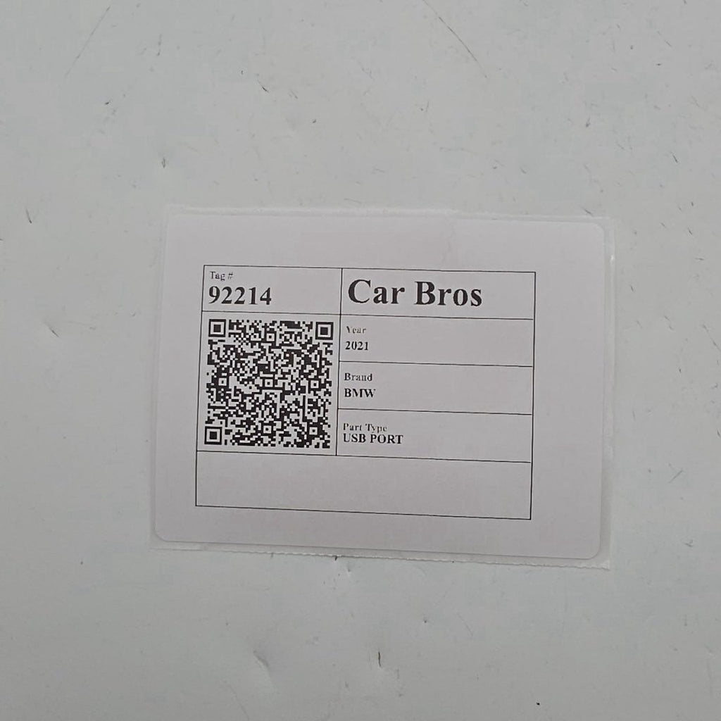 2019 - 2024 BMW 3 4 5 X3 X4 X5 X6 Rear Center Single USB Port Socket 8711939