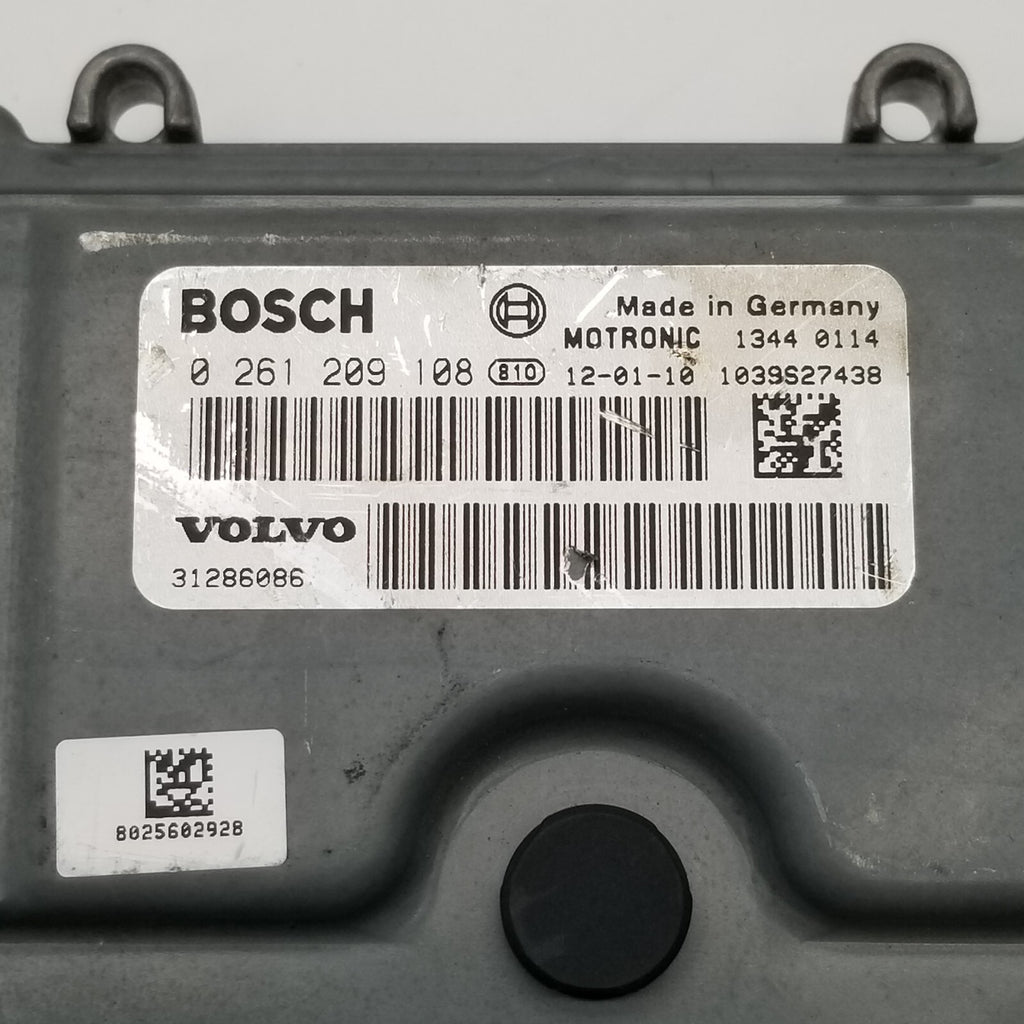 2012 Volvo S60 Engine Control Module Unit Ecm 31286086 C14 006